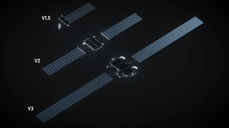 Насколько большим будет новое поколение SpaceX Starlink V3, показали на наглядном сравнении